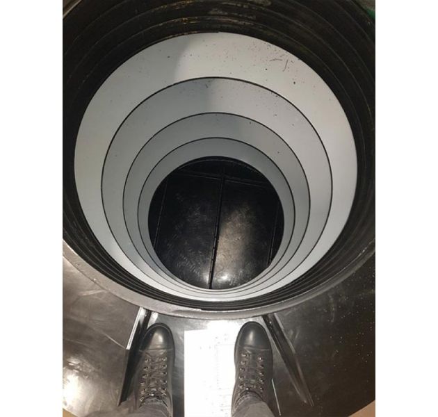 Пластиковый погреб (круглый, диаметр 1,5 метра)