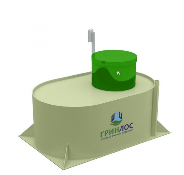 Станция биологической очистки Гринлос Аква 8 низкий корпус