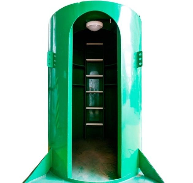 Модернизированная стационарная лестница для Кессона (за 2 метра)